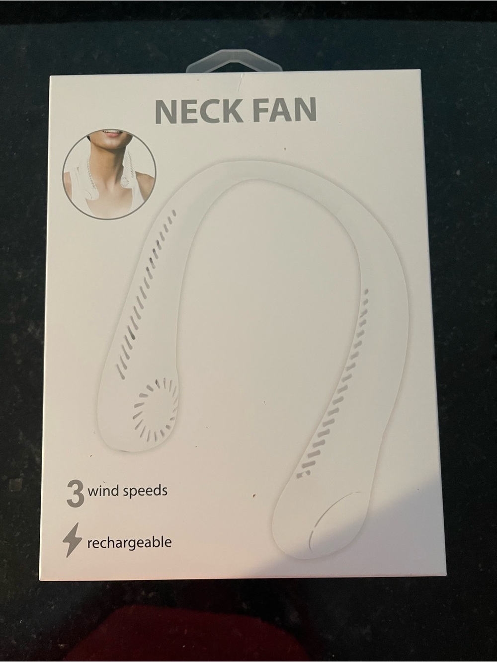 IJOY Trendy Rechargeable Wearable Hands-Free Neck-Fan